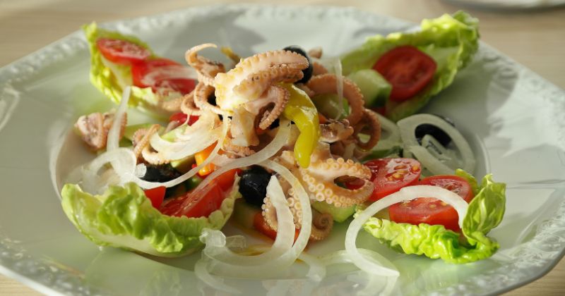 Mực xào gừng thơm ngon (Ảnh: Sưu tầm Internet)