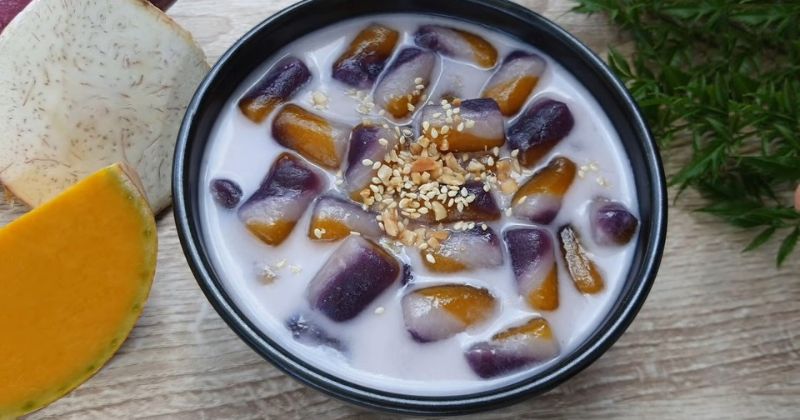 Món chè khoai dẻo giúp mẹ giải nhiệt hiệu quả (Ảnh: Sưu tầm Internet)