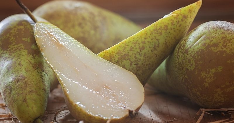 Ăn lê giúp ngăn ngừa táo bón sau sinh (Ảnh: Sưu tầm Internet)