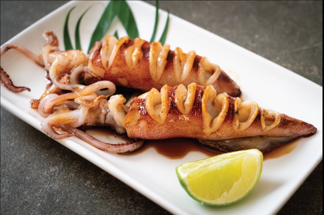 Mẹ sau sinh có thể ăn mực. (Ảnh: Sưu tầm internet)