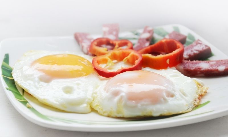 Trứng ốp. (Ảnh: Nguồn Internet)