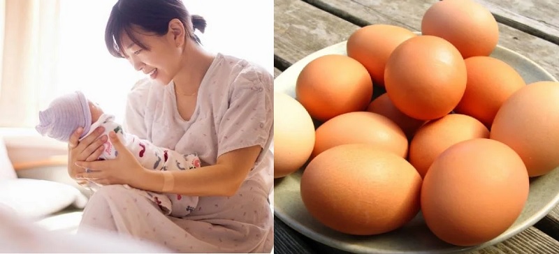 Trứng gà là thực phẩm tốt cho mẹ sinh thường hơn sinh mổ. (Ảnh: Sưu tầm internet)