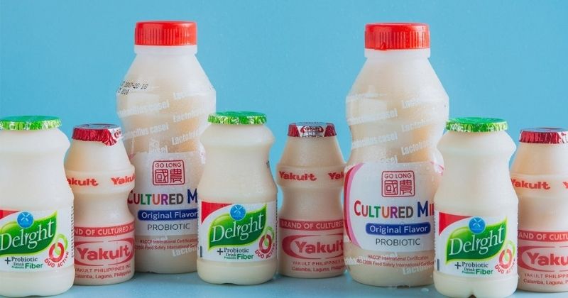 Sữa Yakult giúp tăng lợi khuẩn đường ruột (Ảnh: Sưu tầm Internet)