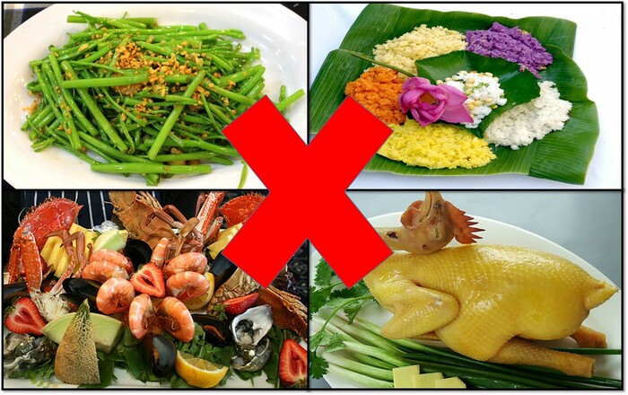 Có nhiều thực phẩm sau sinh mổ mẹ cần phải tránh, kiêng cữ. (Ảnh: Sưu tầm internet)