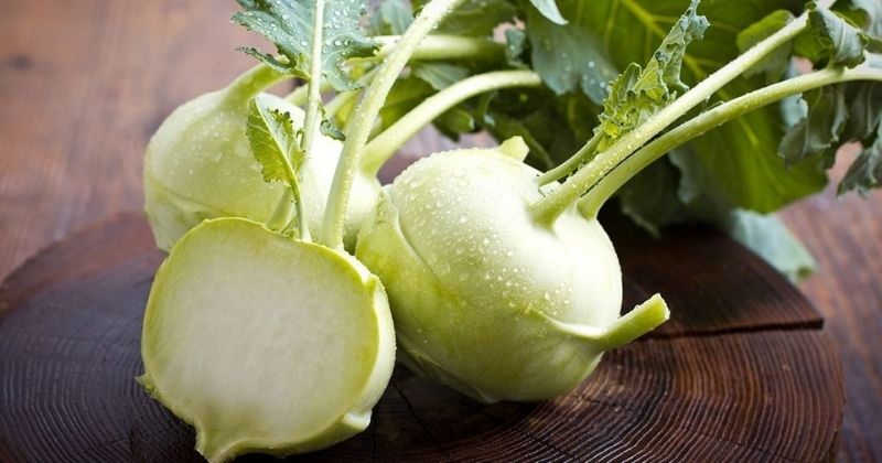 Su hào có chứa lượng canxi, sắt và mangan cao giúp xương chắc khỏe (Ảnh: Sưu tầm Internet)