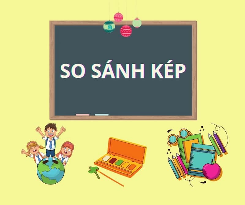 So sánh kép với động từ & danh từ. (Ảnh: Internet)