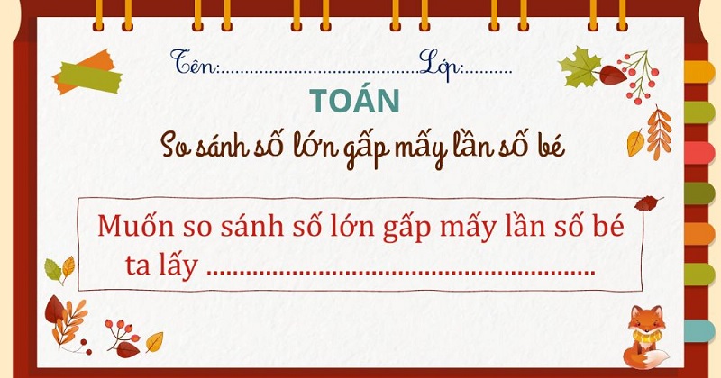 Có nhiều dạng bài tập về so sánh số lớn và số bé. (Ảnh: Sưu tầm internet)