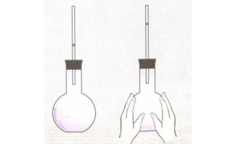 Áp hai lòng bàn tay vào hình cầu. (Ảnh: Sưu tầm Internet)