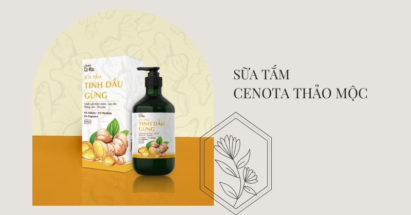 Sữa tắm Cenota Thảo Mộc tinh dầu gừng (Ảnh: Sưu tầm Internet)