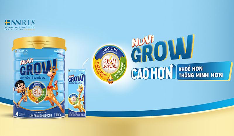 Sữa Nuvi Grow 4. (Ảnh: Internet)