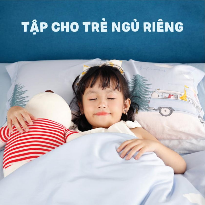 10 mẹo nhỏ tập cho bé 4 tuổi ngủ riêng ba mẹ cần biết. (Ảnh: Sưu tầm Internet)