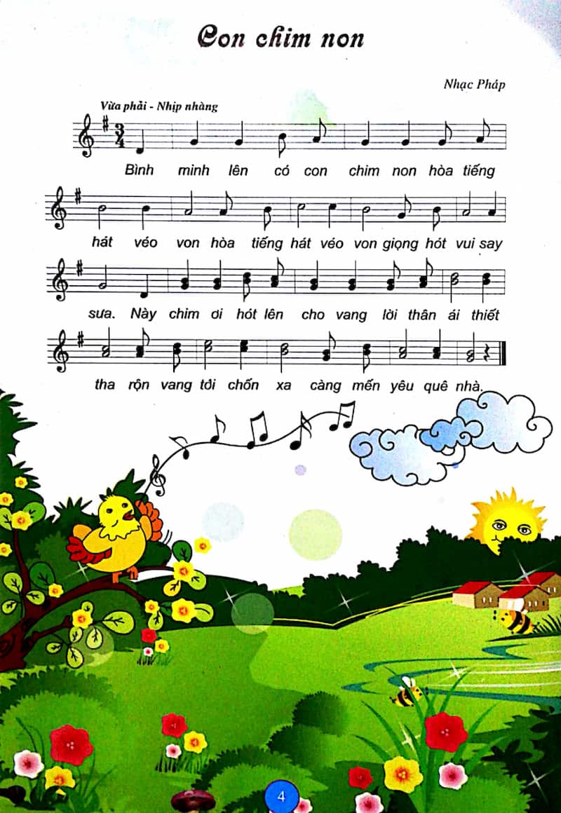 Thường xuyên cho bé nghe bài hát vui nhộn về con vật. (Ảnh: Internet)