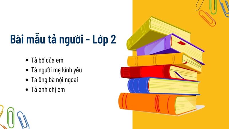 Bài mẫu tập làm văn lớp 2 tả về người thân. (Ảnh: Canva)