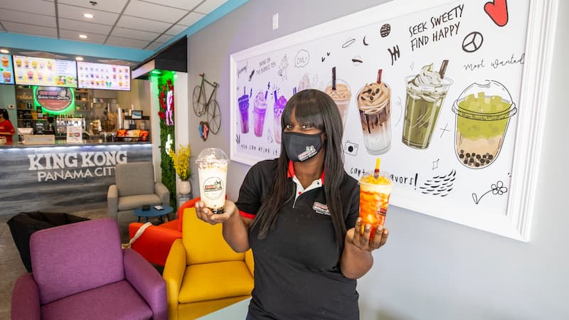 Những tên tiếng Anh hay và phổ biến cho quán trà sữa. (Ảnh: Internet) 