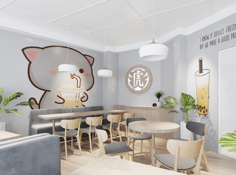 Đặt tên quán trà sữa tiếng Anh siêu cute. (Ảnh: Internet)