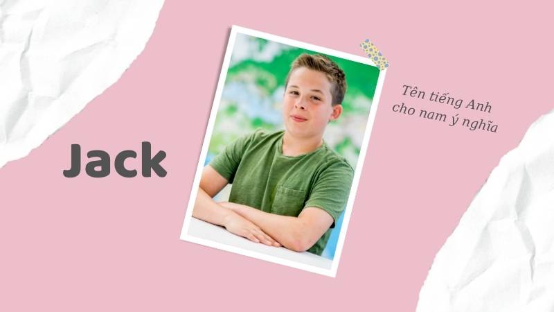 Tên tiếng Anh bắt đầu bằng chữ J cho nam. (Ảnh: Canva)