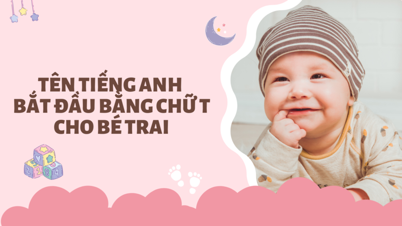 Tên tiếng Anh dễ thương bắt đầu bằng chữ T dành cho bé trai. (Ảnh: Sưu tầm Internet)