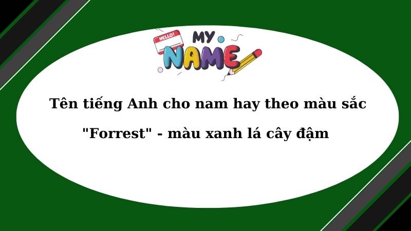 Tên tiếng Anh hay cho bé nam theo màu sắc. (Ảnh: Canva)