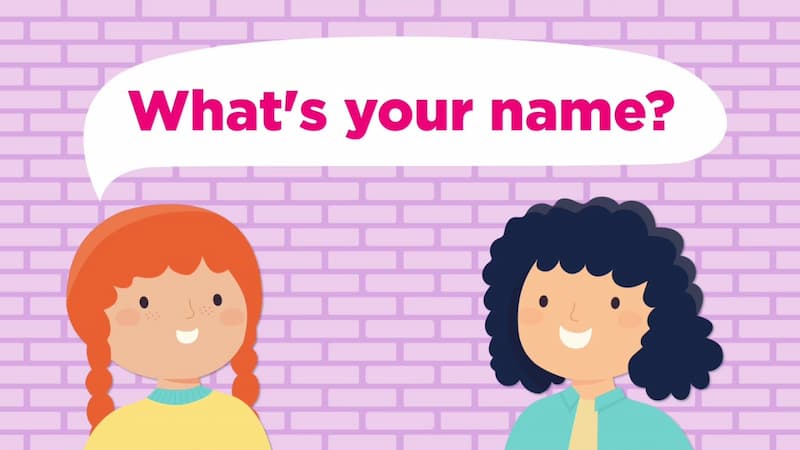 Học thêm mẫu câu về tên tiếng anh. (Ảnh: Internet)