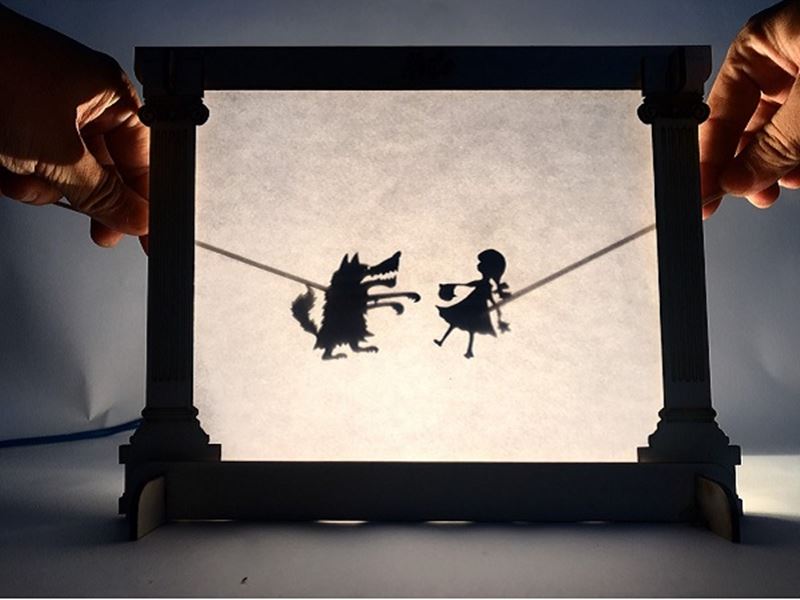 Cách làm rối bóng. (Ảnh: Internet)