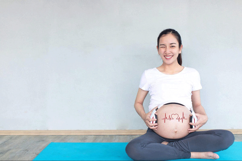 Kết hợp thai giáo ánh sáng và âm nhạc vốn là lựa chọn tuyệt vời. (Ảnh: Sưu tầm Internet)