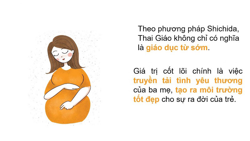 Nội dung chính của cuốn sách chia sẻ về cách phương pháp thai giáo Shichida. (Ảnh: Sưu tầm Internet)