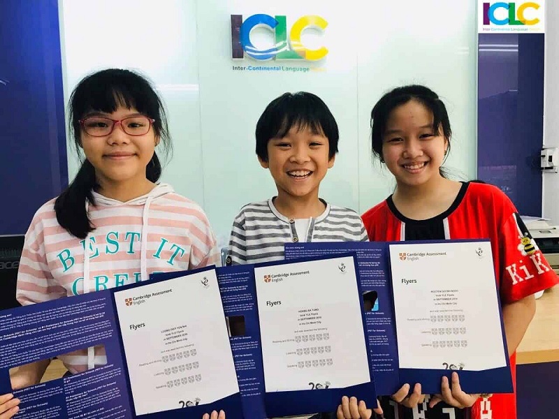 Có nhiều trung tâm tổ chức thi chứng chỉ Flyers tại Việt Nam (Ảnh: ICLC)