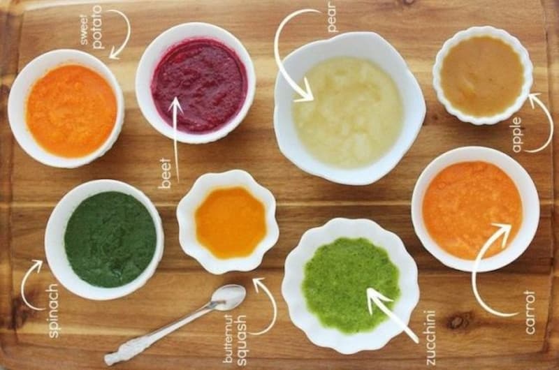 Lưu ý khi chế biến đồ ăn dặm cho bé. (Ảnh: sưu tầm internet)