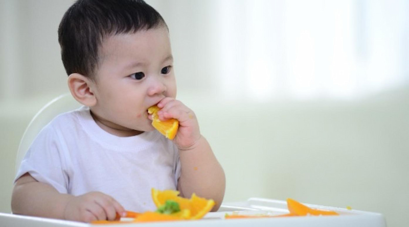 Lưu ý khi cho con tập ăn dặm BLW ba mẹ cần nhớ. (Ảnh: Sưu tầm Internet)
