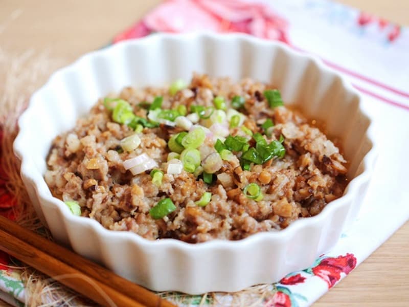 Món cháo khoai thịt gà. (Ảnh: sưu tầm internet)