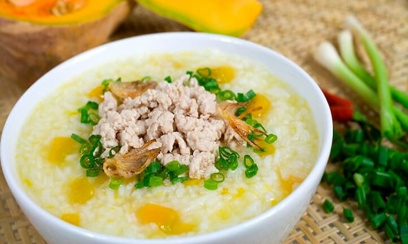 Món cháo trắng rau củ quả. (Ảnh: sưu tầm internet)