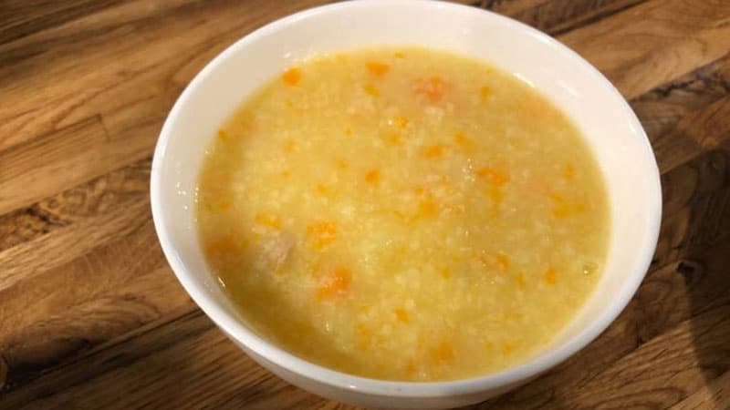 Cháo trộn thịt xay. (Ảnh: sưu tầm internet)