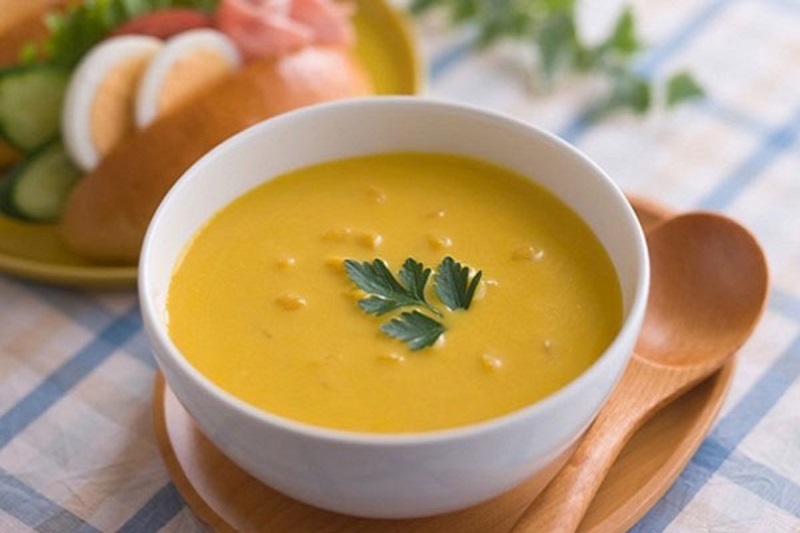 Cháo thịt bò nấu khoai lang. (Ảnh: Sưu tầm Internet)