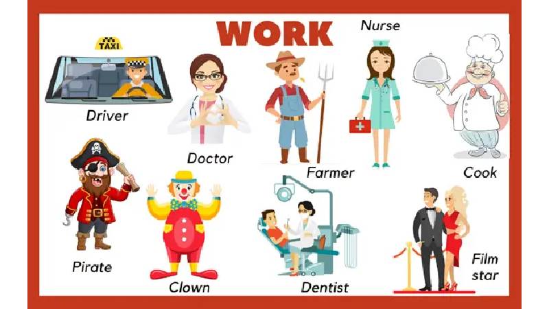 Tuỳ vào từng ngành nghề, mọi người có thể áp dụng những mẫu câu cơ bản 