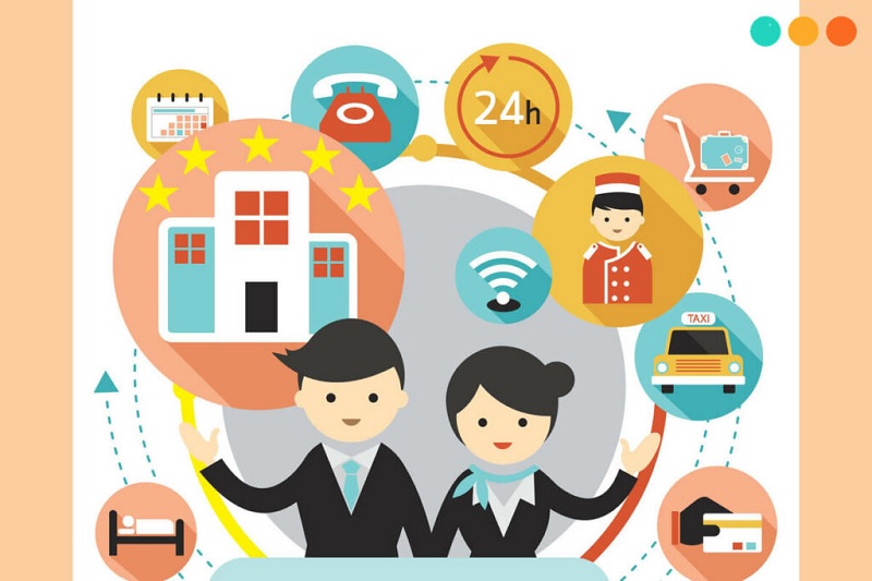 Ngành khách sạn nhà hàng là một trong những ngành nghề sử dụng tiếng Anh rất nhiều. (ảnh: Sưu tầm internet)