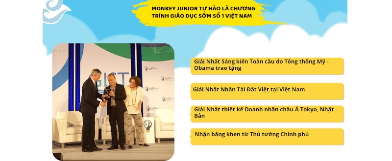 Một số giải thưởng Monkey Junior đạt được. (Ảnh: Monkey)