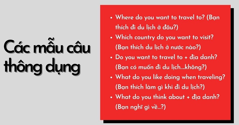 Cần nắm rõ những mâu câu thông dụng khi đi du lịch để nâng cao trải nghiệm. (Ảnh: Sưu tầm internet)