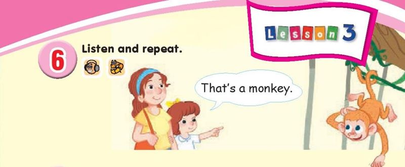 Tiếng Anh lớp 1 unit 10 lesson 3 phần 1 SGK KNTT. (Ảnh: Tác giả)