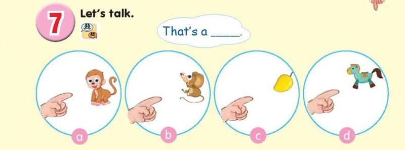 Tiếng Anh lớp 1 unit 10 lesson 3 phần 2 SGK KNTT. (Ảnh: Tác giả)