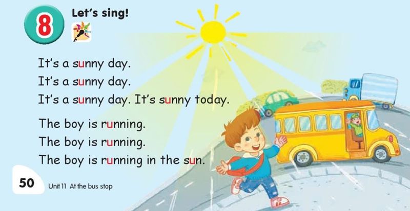 Tiếng Anh lớp 1 unit 11 lesson 3 phần 3 SGK KNTT. (Ảnh: Tác giả)