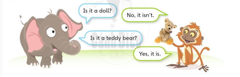 Ngữ pháp tiếng Anh lớp 1 Unit 2 - My toys. (Ảnh: sách Cánh diều)