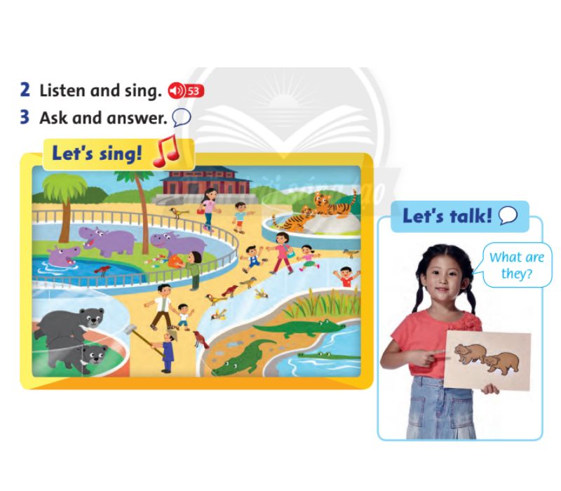 Nghe và hát theo. (Ảnh: Chụp màn hình SGK)