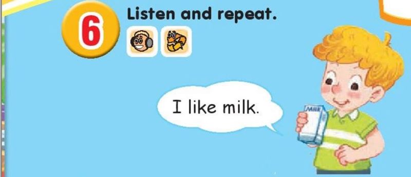 Tiếng Anh lớp 1 unit 5 lesson 3 phần 1 SGK KNTT. (Ảnh: Internet)