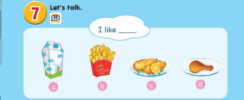 Tiếng Anh lớp 1 unit 5 lesson 3 phần 2 SGK KNTT. (Ảnh: Internet)