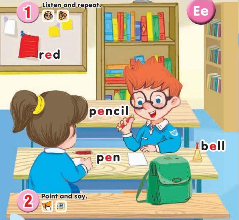 Tiếng Anh lớp 1 unit 6 lesson 1 SGK KNTT. (Ảnh: Internet) 