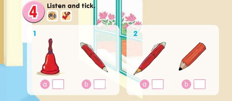 Tiếng Anh lớp 1 unit 6 lesson 2 phần 2 SGK KNTT. (Ảnh: Internet)