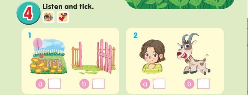 Tiếng Anh lớp 1 unit 7 lesson 2 phần 2 SGK KNTT. (Ảnh: Internet)