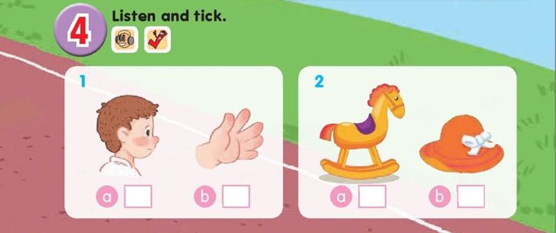 Tiếng Anh lớp 1 unit 8 lesson 2 phần 2 SGK KNTT. (Ảnh: Internet)