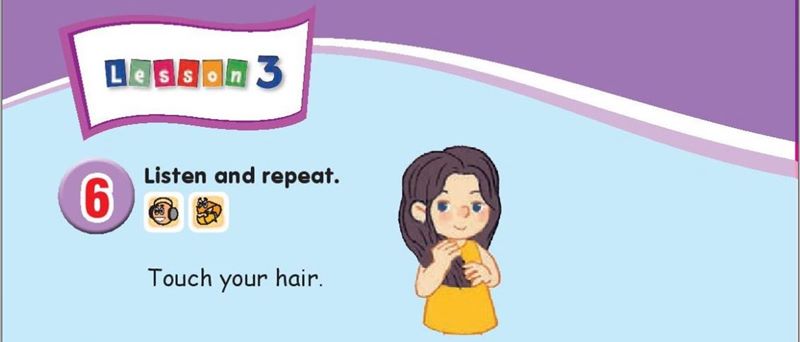 Tiếng Anh lớp 1 unit 8 lesson 3 phần 1 SGK KNTT. (Ảnh: Internet)