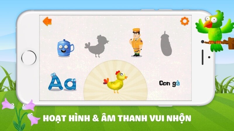 Bé Học Chữ Cái cùng Vkids. (Ảnh: Vkids)